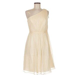J. Crew One ShouldRuched Party Dream in Golden Cream